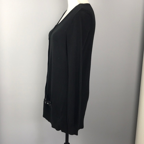 Simply Vera VeraWang Cardigan Black Size M - Picture 3 of 8